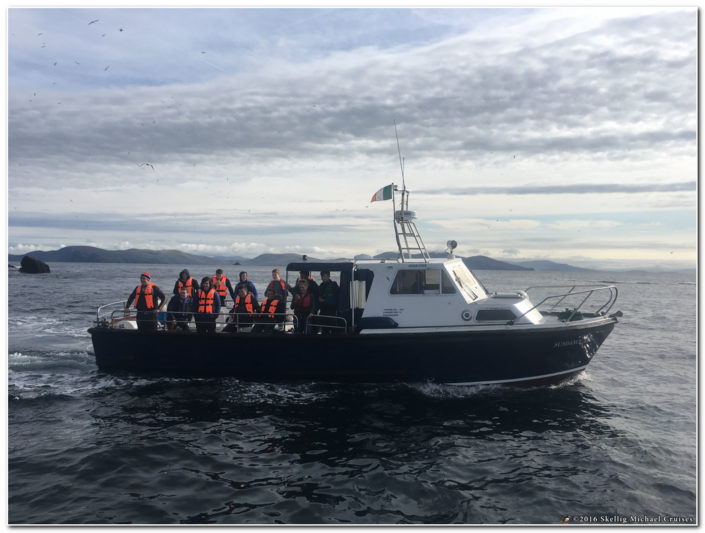 Sea Breeze on her way to skellig michael