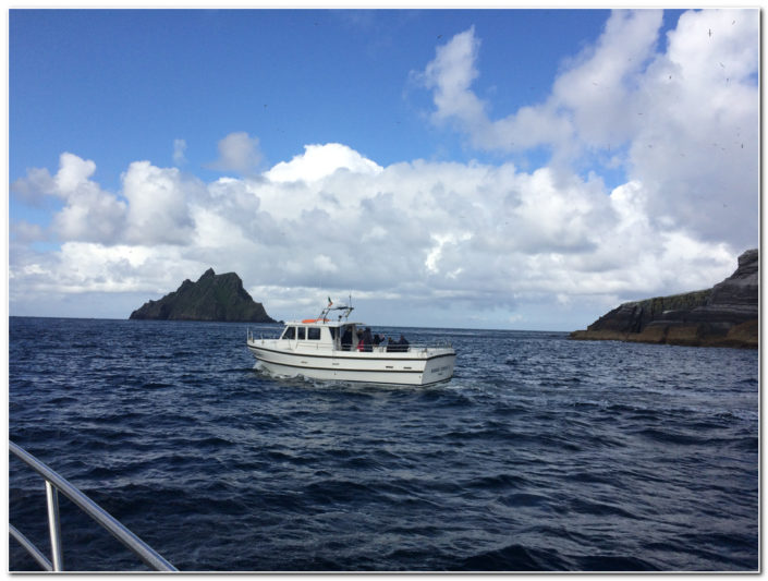 Maber therese II with skellig michael  in the distance
