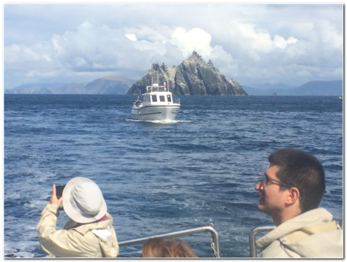 A snapshot of their day visiting skellig michael