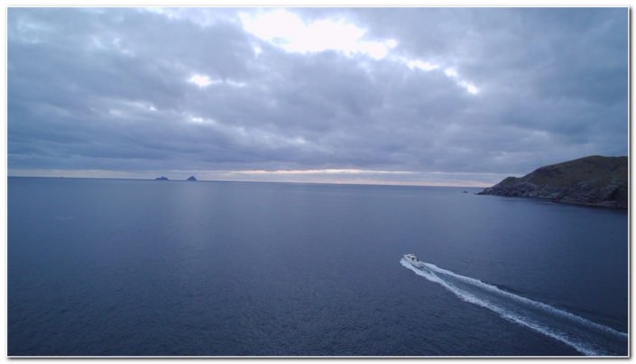 powering out to skellig michael