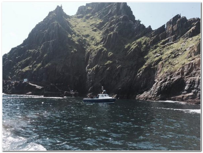 leaving skellig rock heading for portmagee