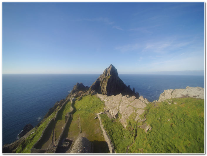 above skellig michael monastery