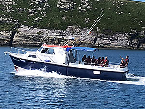 sea breeze III leaving for Skellig Michael